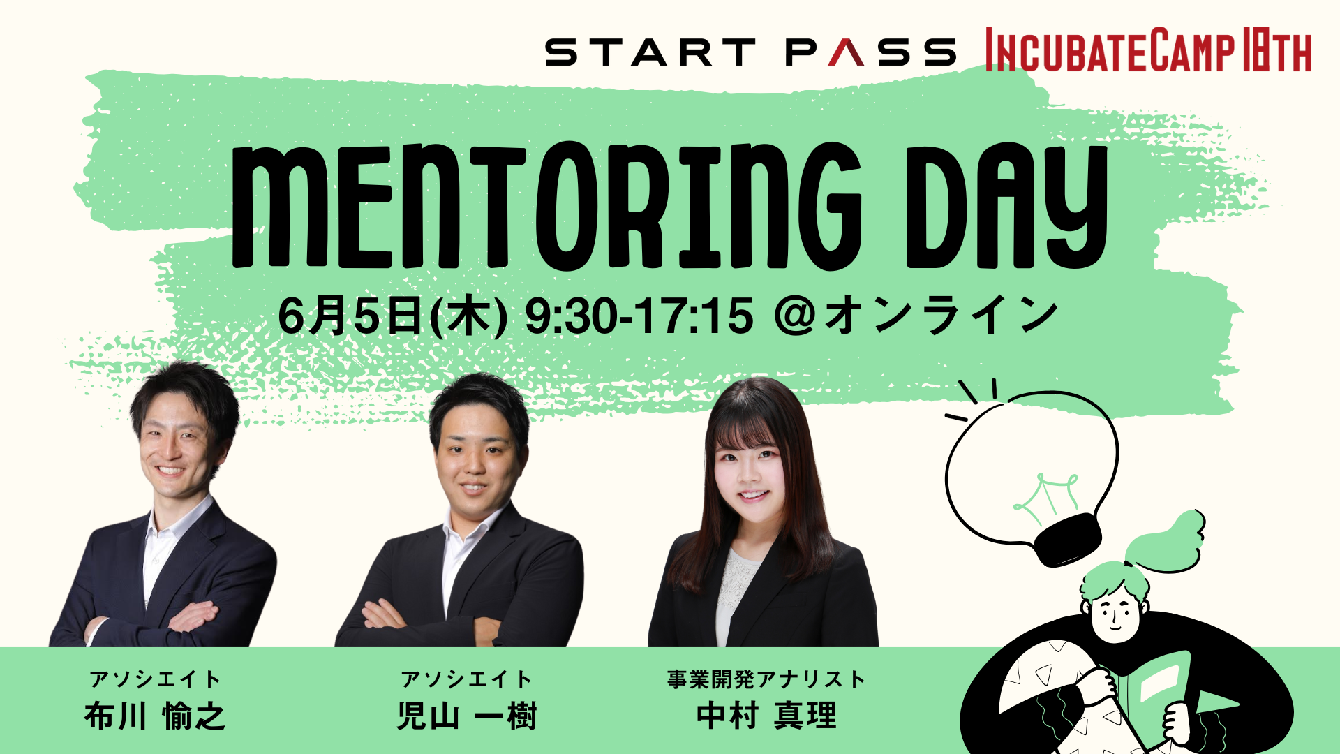 StartPass×IncubateFund メンタリングデー
