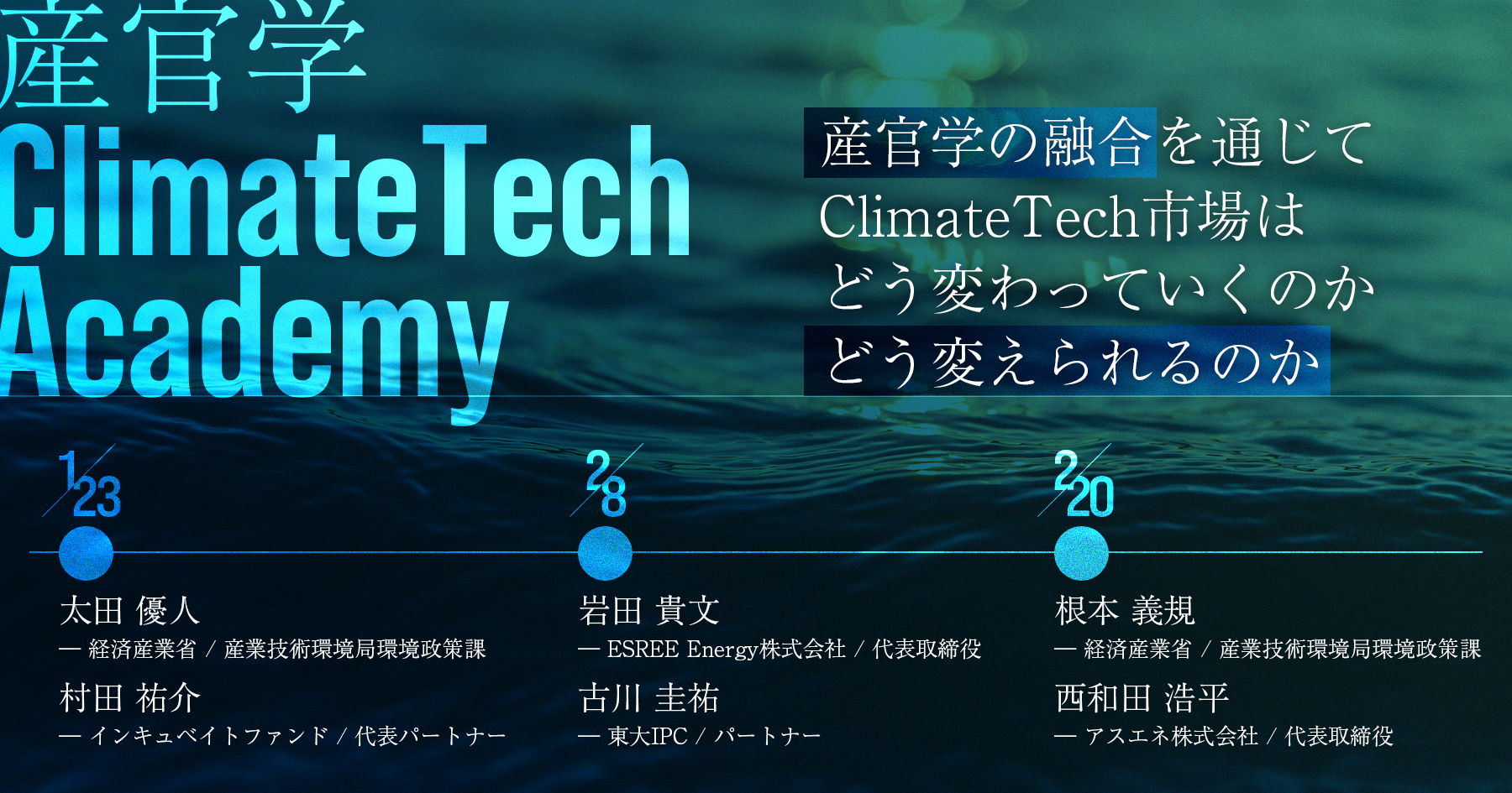 【1/17締切】ClimateTech Academy